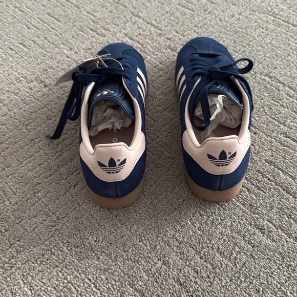 Adidas Gazelle Blue and taupe sneakers . Brand new - Picture 3 of 3